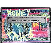 SIMPLYMDRN Louder Than Words - RDFND Minimalist Wallet - Credit Card Holder - Cool Wallet For Men - Faux Leather Thin Wallet - Ultra Slim