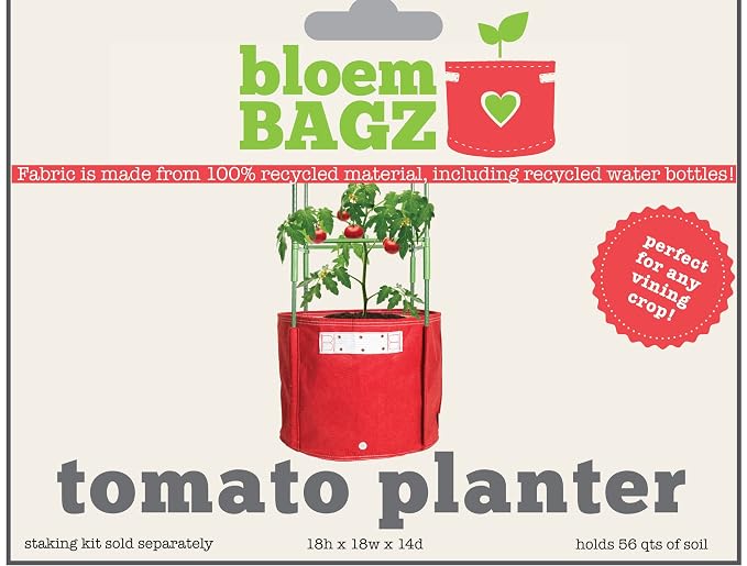 Bloem Tomate Tela Maceta Bolsa, 15 Gallon, Unión Rojo: Amazon.es ...