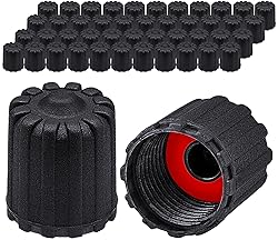 MEAJOO 50PCS TPMS Tire Valve Stem Caps, Plastic