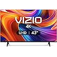 VIZIO 43-inch 4K UHD LED Smart TV w/Dolby Vision HDR, DTS Virtual: X, Alexa Compatibility, Chromecast Built-in, Bluetooth Headphone Capable (V4K43M-08) (Renewed)