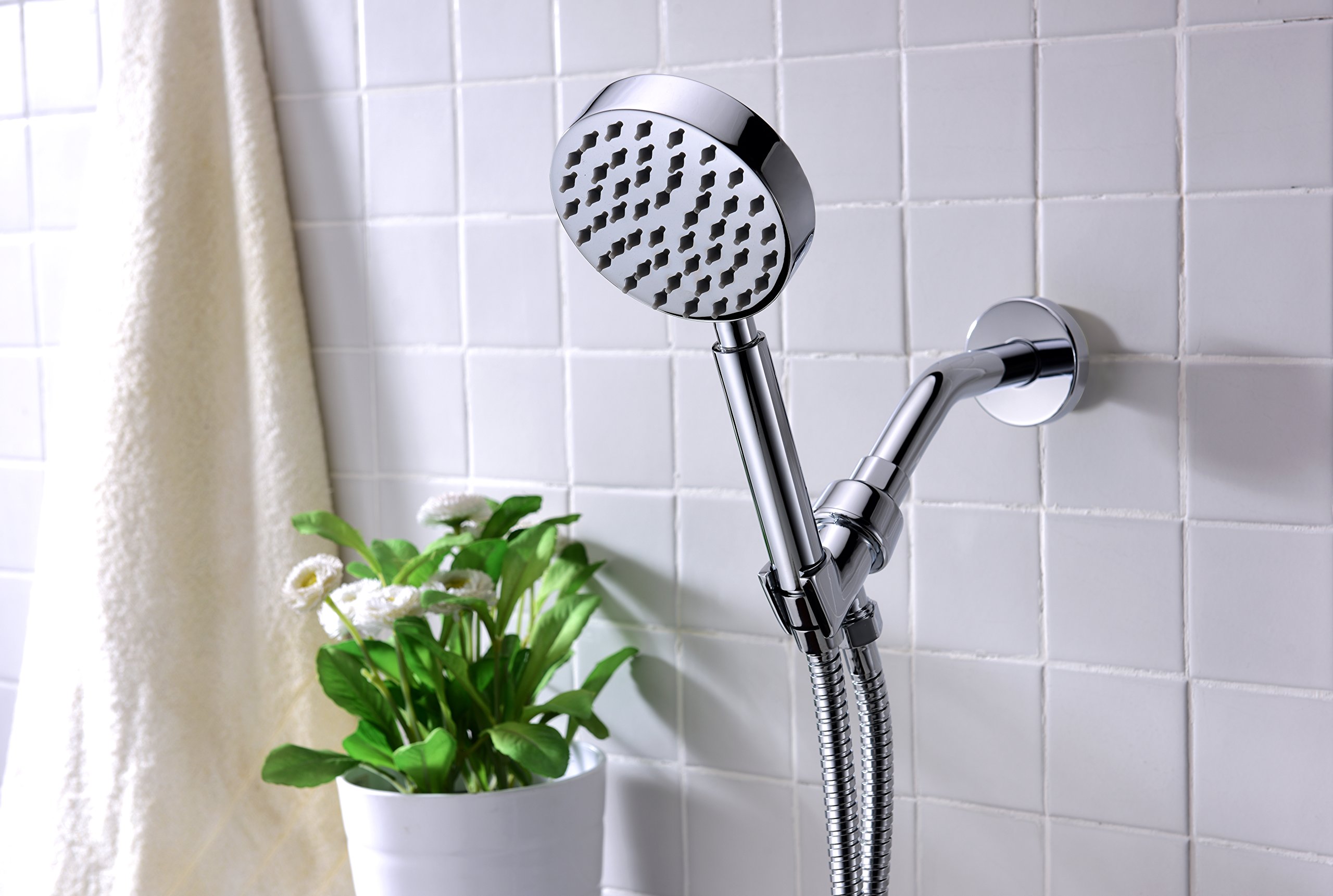 100 METAL Shower Head Holder for Hand Held Showerheads Adjustable