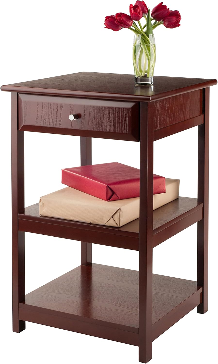 Winsome Delta Home Office, Walnut: Furniture & Decor