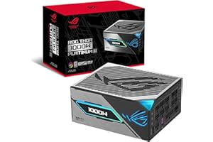 ASUS ROG Thor 1000W Platinum III PSU (80 Plus Platinum Certified, ATX 3.1, GaN MOSFET, GPU-First Intelligent Voltage Stabiliz