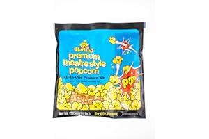 Harlan's All-In-One Theater Style Popcorn Kit (6 Pack) | For 4 Oz. Poppers | Made In Canada