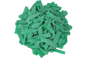 SweetGlob Sour Gummy Belts Candy (1 Pound, Sour Green Apple)