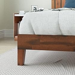 ZINUS Vivek Deluxe Wood Platform Bed Frame with