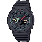 G-Shock Casio 2100 Series Analog-Digital Multi-Color Black Resin Watch 48.5mm - GAB2100MF-1A