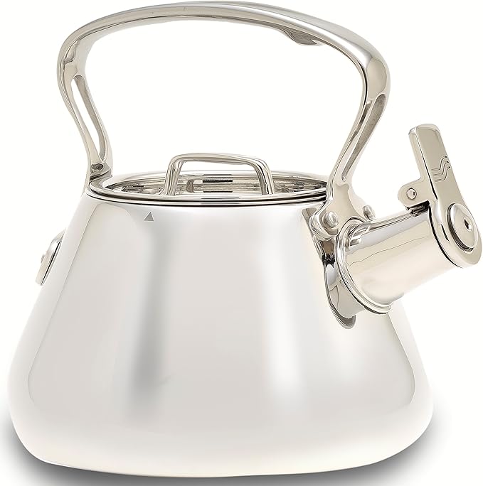 All Clad Stainless Steel 2Quart Whistling Tea Kettle Amazon.co.uk