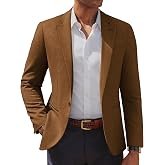 PJ PAUL JONES Men's Casual Blazer Lightweight Sport Coats Slim Suit Jacket | One Button Blazer, Notched Lapel, Breathable, Machine Wash, Lightweight Suit Jacket, Casual Daily Business Dating