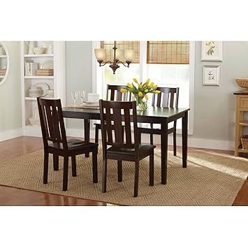 Better Homes And Gardens Bankston Dining Chairs Set Of 2 Mocha