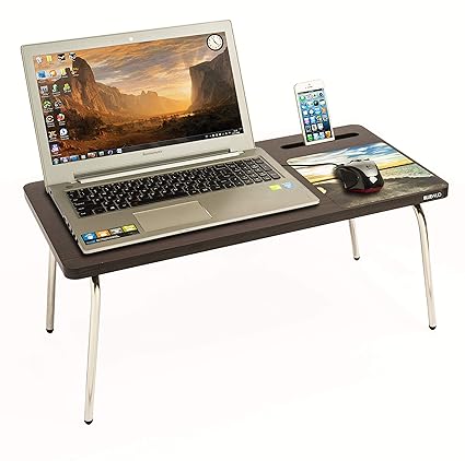 Bluewud Riona Riodesk Ace Bed Laptop Table With Inbuilt Mobile Stand