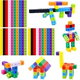 SpriteGru 300PCS Math Linking Cubes, Math Cubes Manipulative Connecting and Counting Snap Blocks for Early Math and Construction, Educational Toy for Preschool, Kindergarten, Homeschool