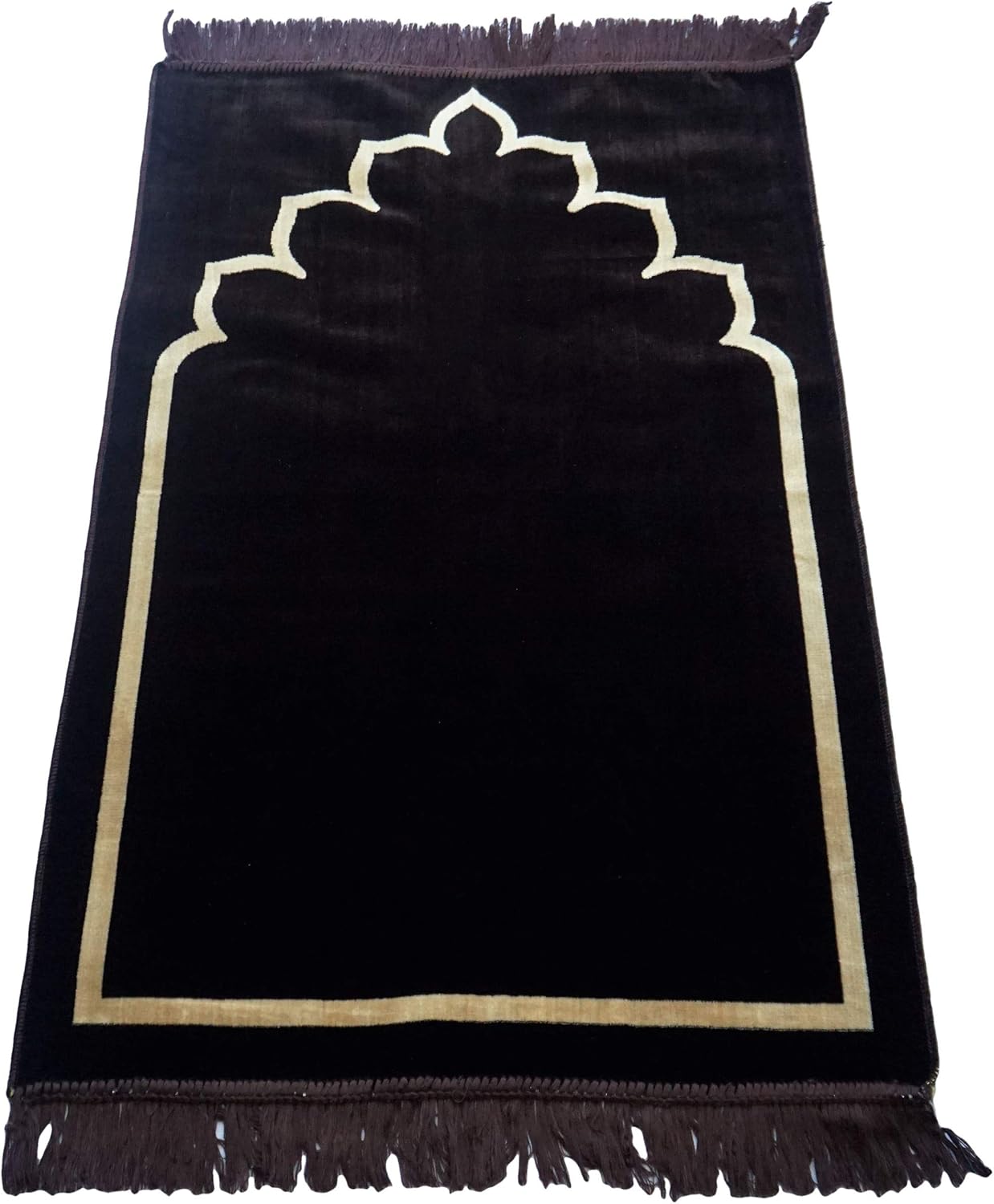 TRADITIONAL Prayer Mat Thick & Soft Suede Material Praying Rug