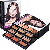 SHANY 4-Layer Contour and Highlight Makeup Kit - Set of Concealer Palette, Color Corrector, Makeup Foundation Palette, Contour Highlight, and Blush Palettes Sets