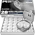 PQ Wax Earplugs for Sleep - 28 Silicone Wax Earplugs for Sleeping, Swimming, Shooting, Snoring, Sound Blocking Level 32 dB, N