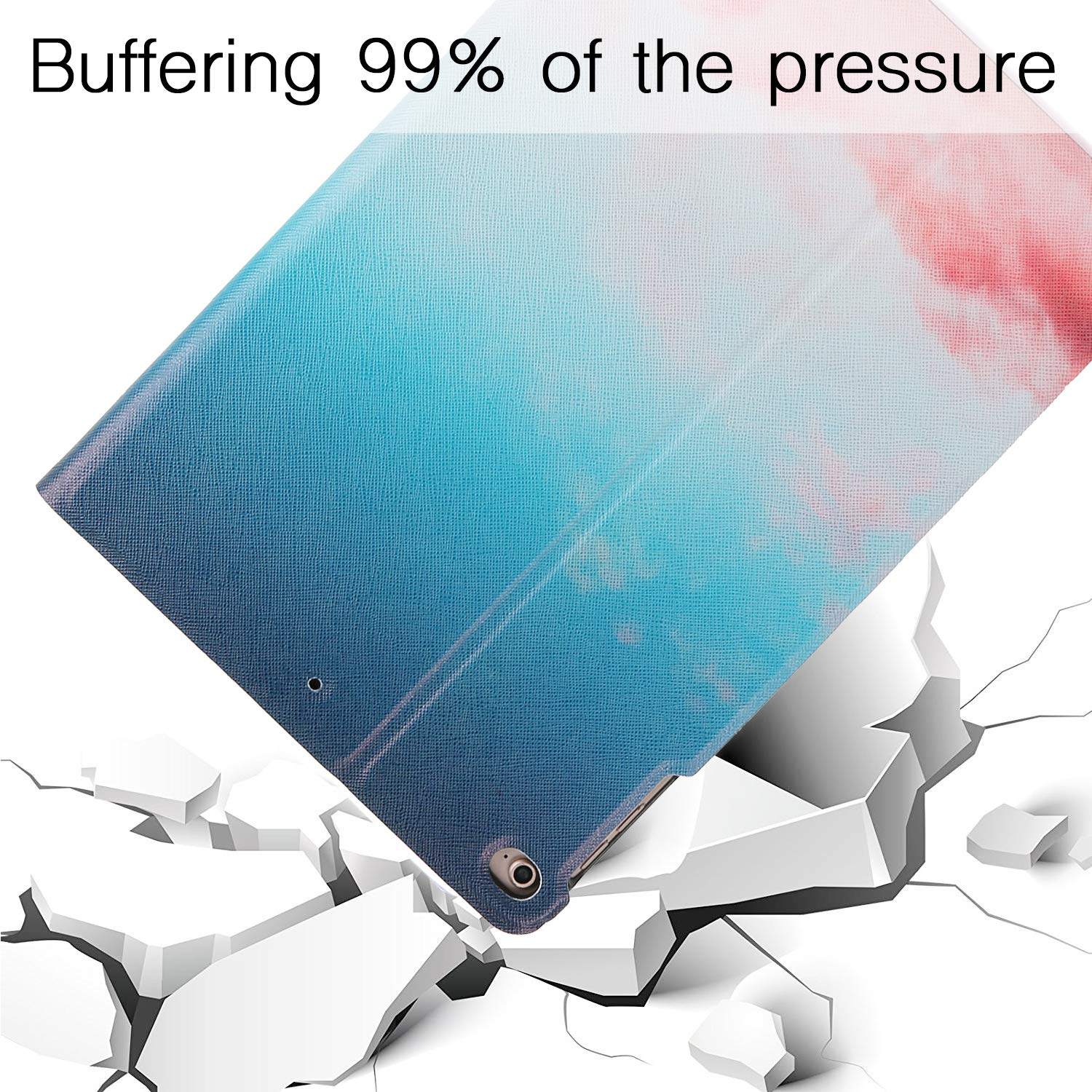 True Holiday iPad case 9.7 inch Ultra Slim Lightweight with Stand and Auto Wake Sleep function Protective Smart Cover Case for 9.7 inch 2017/2018 (mandala1)