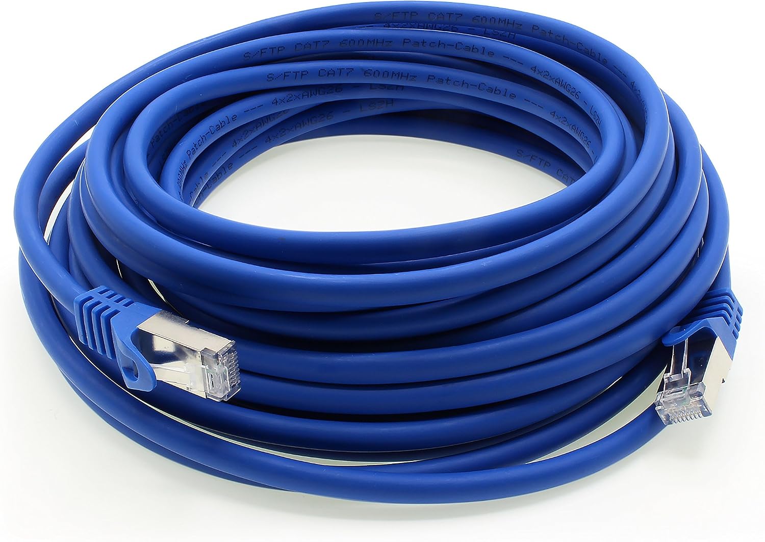 1aTTack.de 3.0 m, blue, 5 pieces CAT.7 network cable Sftp (raw cable) patch cable (SET) 10000 Mbit/s - Image 5