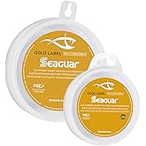 Seaguar Gold Label Fresh &amp; Saltwater Fishing Leader Line, 100% Fluorocarbon