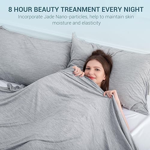 Elegear Revolutionary Cooling Blanket Queen Absorbs Heat to Keep