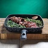 Blackmoor Classic 28cm Griddle Pan Non-Stick Induction Suitable Black view 6
