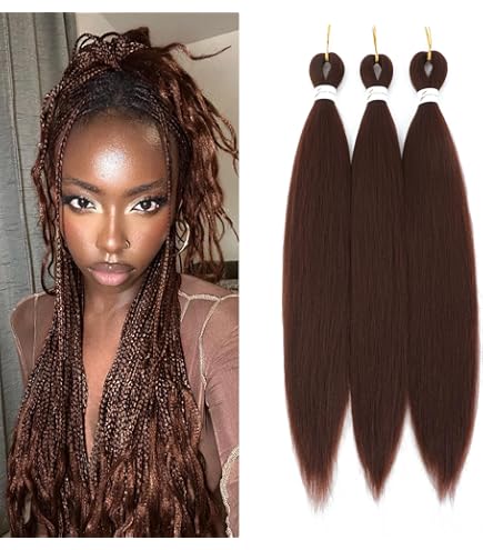 Amazon.com : Pre Stretched Braiding Hair Extensions - 3 Pcs