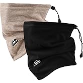 MCTi Neck Gaiter Warmer Winter Fleece Scarves Beanie Hat for Skiing Cycling Elastic Closure