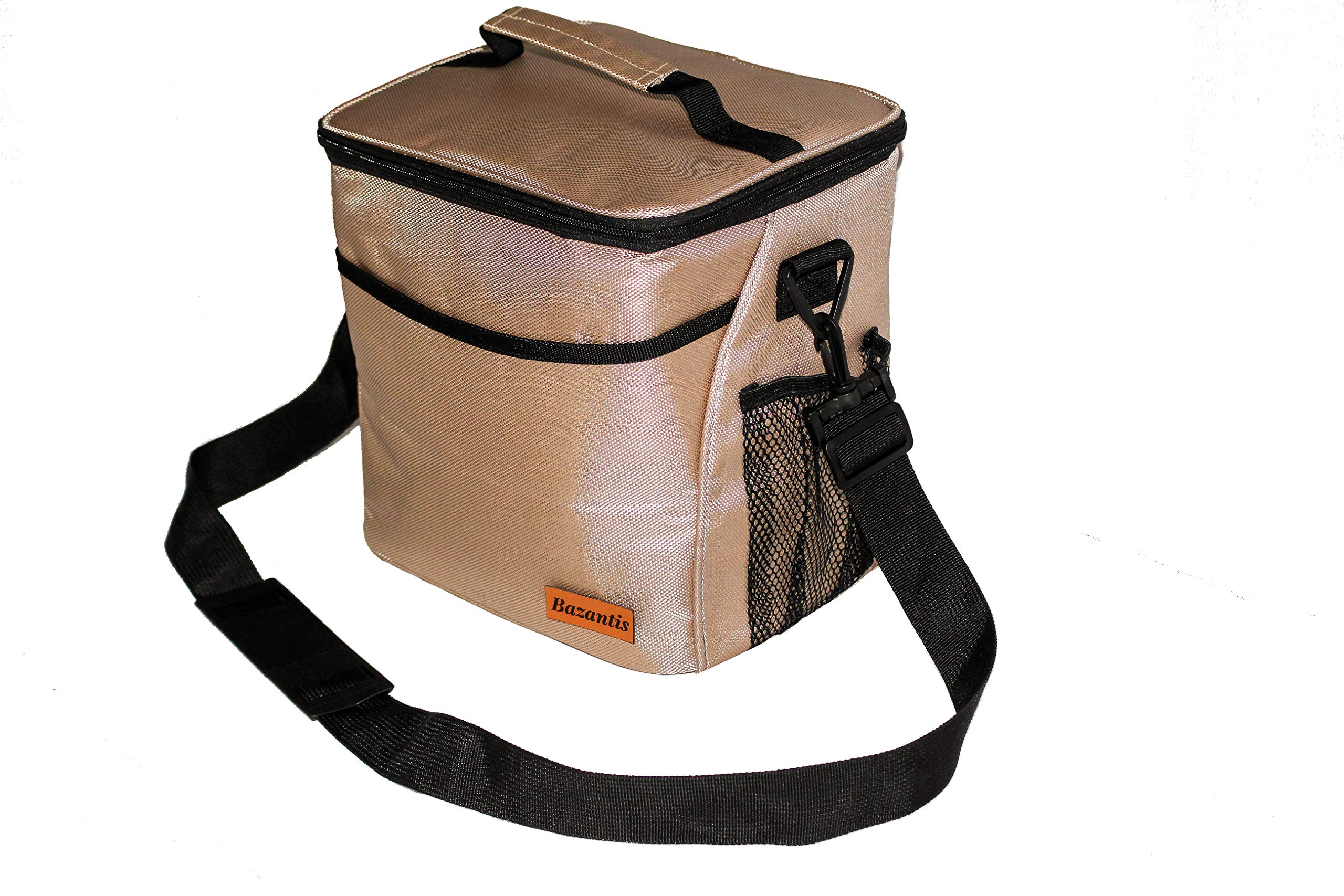 Borsa Termica Frigo Porta Pranzo 10 Litri Impermeabile A Tenuta Stagna Alimenti Caldo/Freddo Con Tracolla Per Uomo/Donna/Bambino Da Auto/Ufficio/Lavoro/Viaggio/Mare/ Spiaggia/Picnic/Campeggio/Barbecue