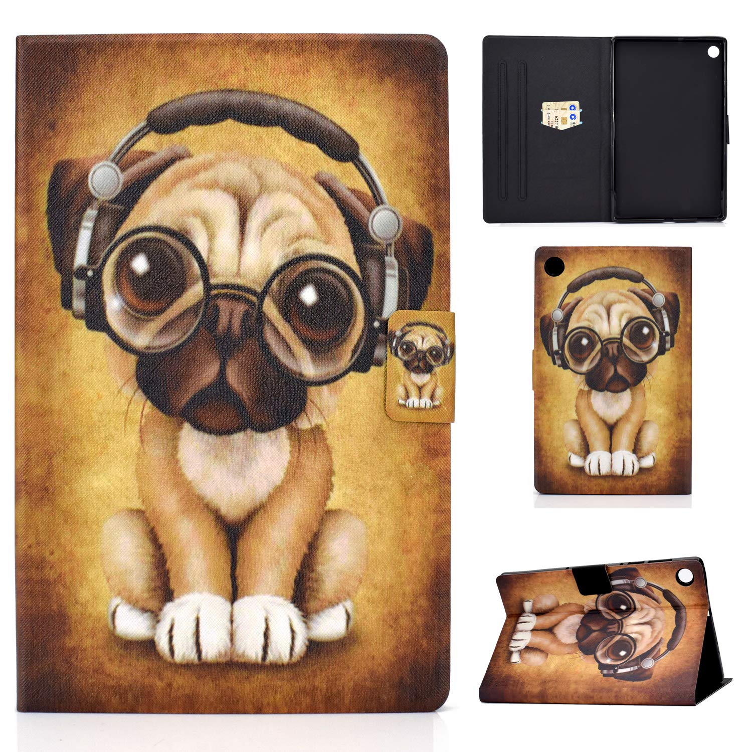 CXTCASE Case for Lenovo Tab M10 Plus (3rd Gen) 10,6 Inch,Stand Function PU Leather Protective Cover Tablet Case Shell for Lenovo Tab M10 Plus 3rd Gen,Shar Pei