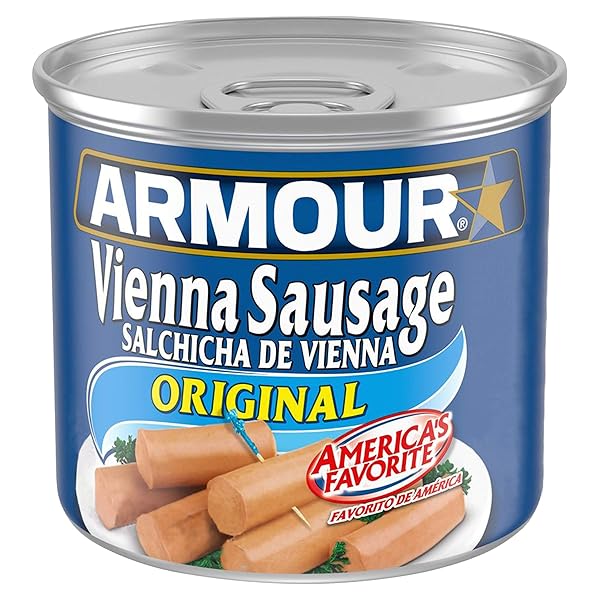 ARMOUR STAR VIENNA SAUSAGE, ORIGINAL FLAVOR, CANNED SAUSAGE,...