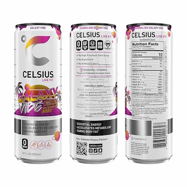 CELSIUS GALAXY VIBE 12OZ