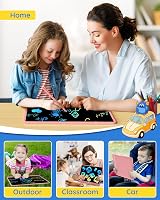 TEKFUN 16inch LCD Writing Tablet for Kids and Adults Pink with Stylus Lanyard view 5