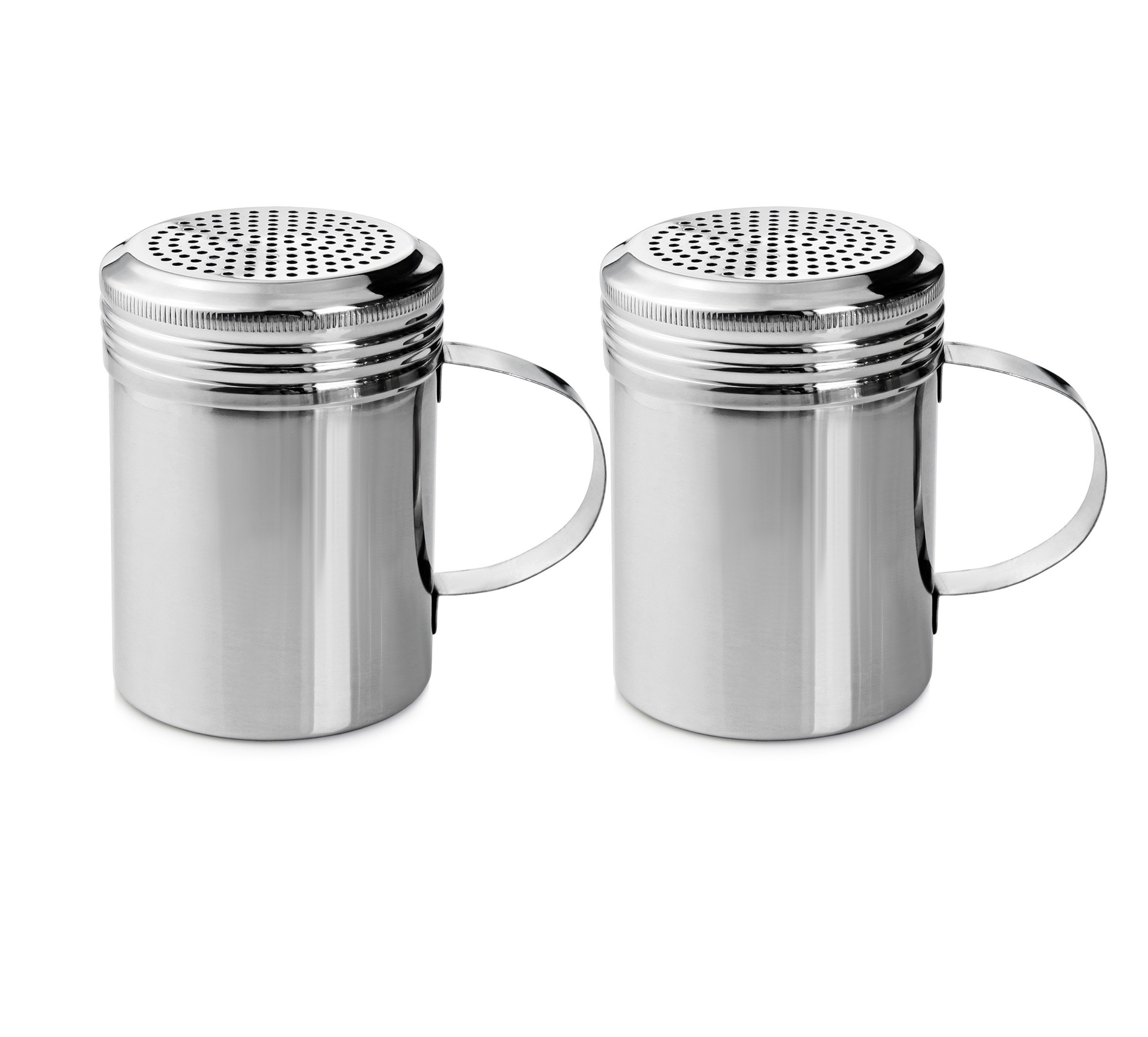 New Star Foodservice 28485 Stainless Steel Dredge Shaker with Handle