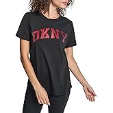 DKNY Women's Varsity Logo Cotton Short Sleeve T-Shirt