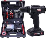 MYLEK Cordless Drill Set 18V 90-Piece Tool Kit with 1500mAh Battery Case view 8