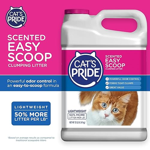 Cat's Pride Lightweight Clumping Litter: Flushable Easy Scoop