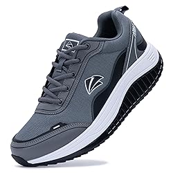QAUPPE Men's Shoes Walking Arch Support Orthotic