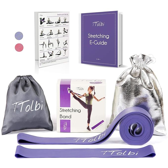 Stretch Bands for Dancers, Ballerinas and Gymnasts | Dance Stretch Bands for Flexibility, Mobility and Strength | Shiny Bag, Travel Bag, Printed Stretches and Stretching E-Guide best resistance bands Stretch Bands for Dancers, Ballerinas and Gymnasts | Dance Stretch Bands for Flexibility, Mobility and Strength | Shiny Bag, Travel Bag, Printed Stretches and Stretching E-Guide best resistance bands