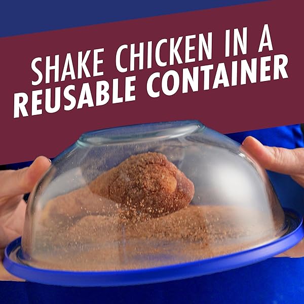 SHAKE ‘N BAKE, BBQ GLAZE SEASONED COATING MIX, 6 OZ