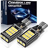 Combriller 912 921 LED Bulbs for Backup Reverse Light Bulbs Error Free T15 906 W16W led bulb Backup Light Bulbs for Truck Sup