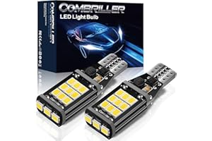 Combriller 912 921 LED Bulbs for Backup Reverse Light Bulbs Error Free T15 906 W16W led bulb Backup Light Bulbs for Truck Super Bright 6500K White 2835 21-SMD 921 LED Bulb Pack of 2