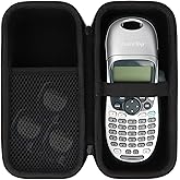 Lebakort Storage Case Compatible with DYMO LetraTag 100H / 100H Plus Handheld Label Maker (Black Case)