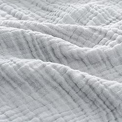 Carriediosa 100% Cotton Muslin Throw Blanket