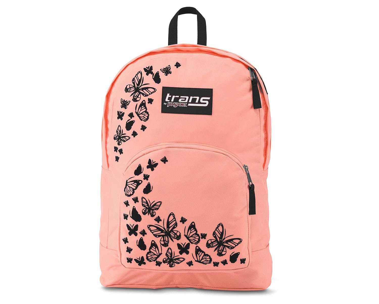 Trans por Jansport mochila más de 17,5 cm diseño de mariposas Coral