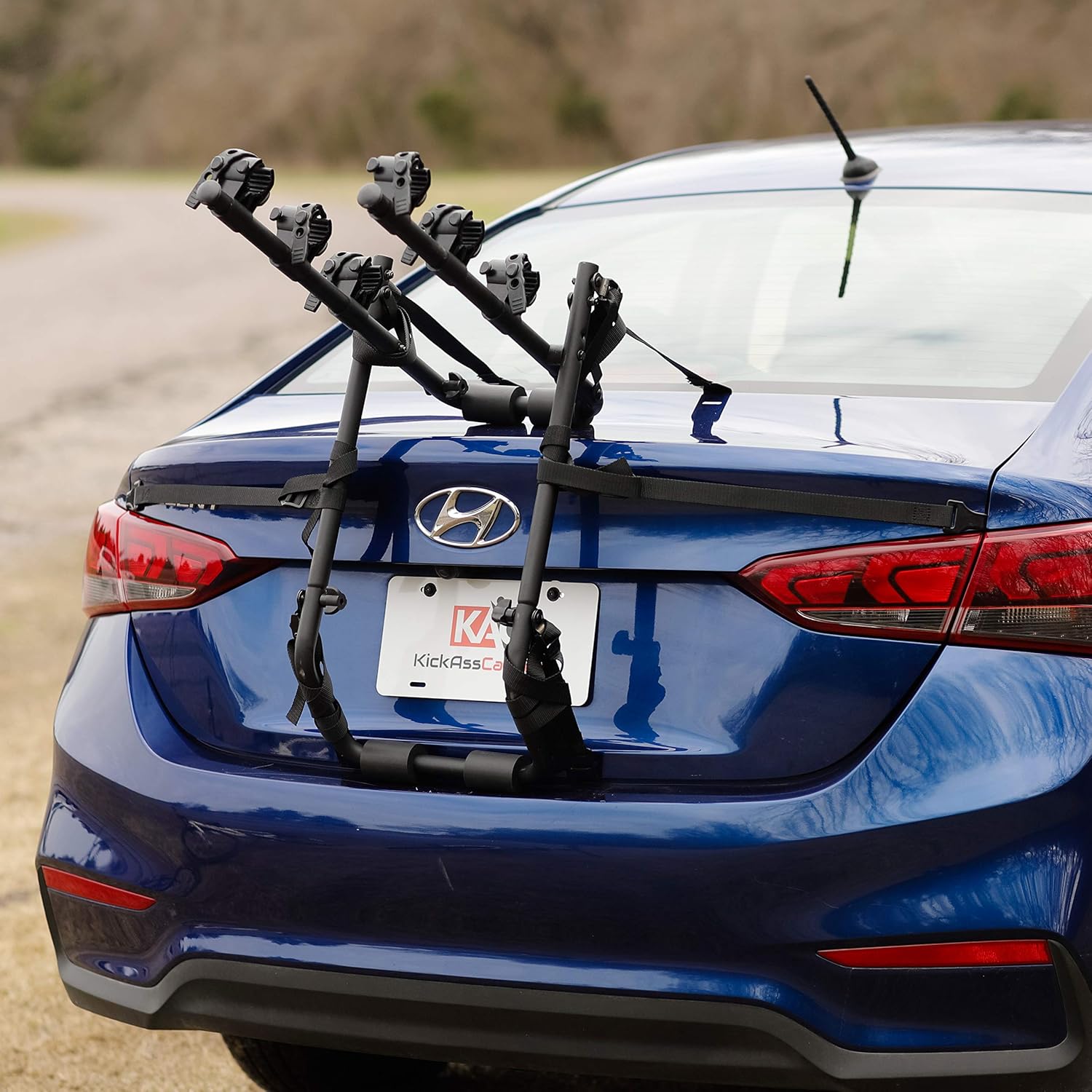 KAC 3Bike Rack Trunk Mount Fits Sedans, Hatchbacks, Minivans, and SUV's 810015692271 eBay
