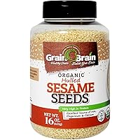 Grain Brain Organic Sesame Seeds (white, Hulled, 16 oz)