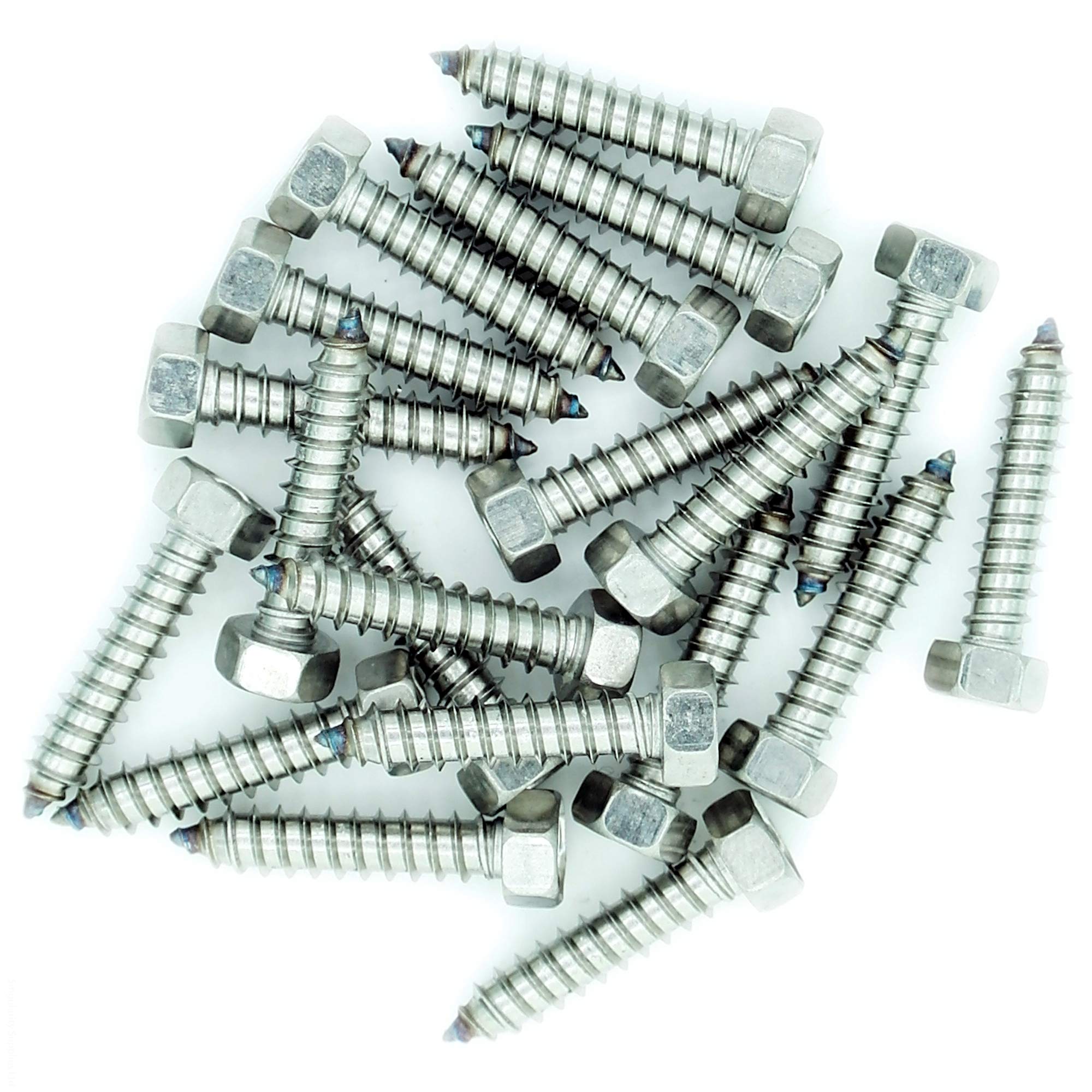 No.6 x 1.3 (3.5mm x 32mm) Hex Self-Tapping Screw - Stainless Steel (A2) (Pack of 20)