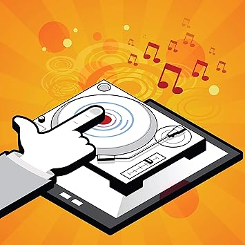 Amazon Com Retro Turntable Vinyl Record Player Dj Music Cartoon Vinyl Sticker 12 Wide Background Automotive 3,000+ vectors, stock photos & psd files. retro turntable vinyl record player dj