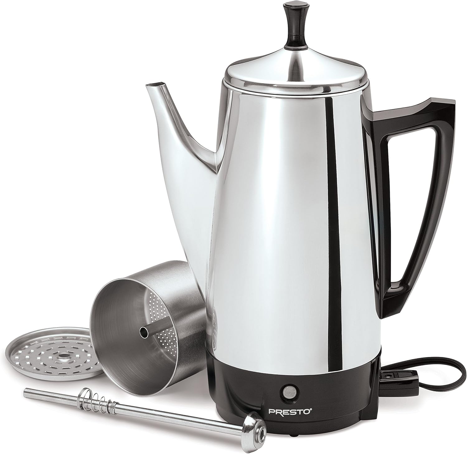 Presto 02811 12-Cup Stainless Steel Coffee Maker: Electric Coffee Percolators: Kitchen & Dining