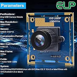 ELP USB Security Camera Module - 1080P HD, Wide