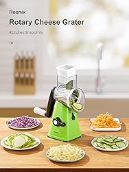 Cheese Grater, Reemix Rotary Cheese Grater with